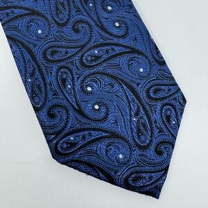 Chaps‎ Neck Tie, paisley, preppy, classic, formal, office, suit, business, silk